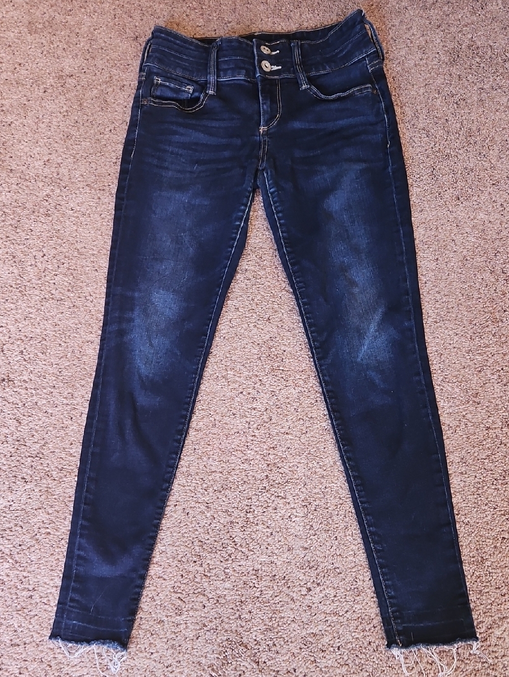 Arizona Jean Company Dark Blue High-Rise Skinny Jeans